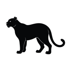 animal silhouette white background 