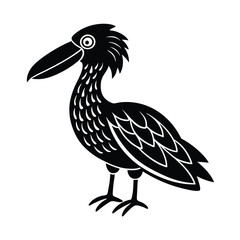 animal silhouette white background 