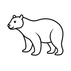 animal silhouette white background 