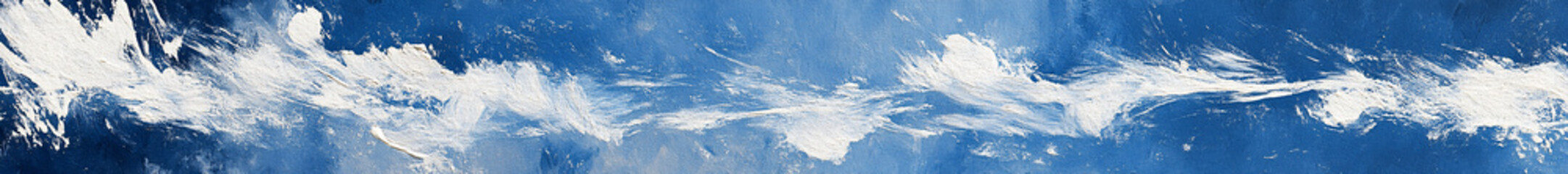 Obraz premium Dynamic Blue and White Abstract Watercolor Pattern