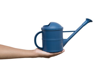 hand holding watering can, transparency -  mão segurando o regador, transparência