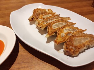 grilled gyoza