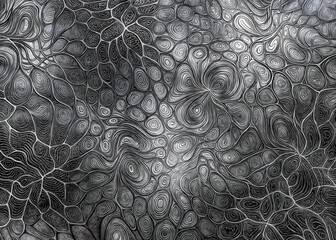 Abstract Black White Curved Lines Patterns Artistry Textures Designs Shapes Flowing