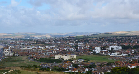 Fototapeta premium The seaside town of Seaford in East Sussex, England, United Kingdom