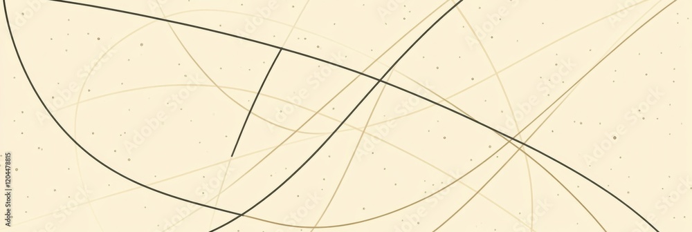 Fototapete Intricate patterns of interconnected lines create a dynamic visual experience on a soft background. Generative AI