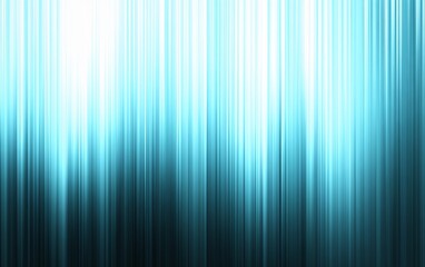 Abstract Teal and White Vertical Lines Background, Modern Digital Art, AI Generated