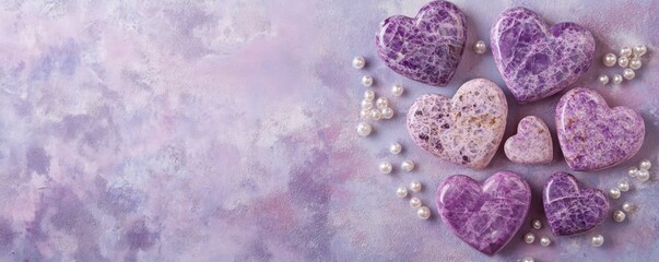 Romantic abstract background with glowing hearts in vivid colors, ideal for Valentine’s Day, wedding invitations, love cards, and festive creative projects.