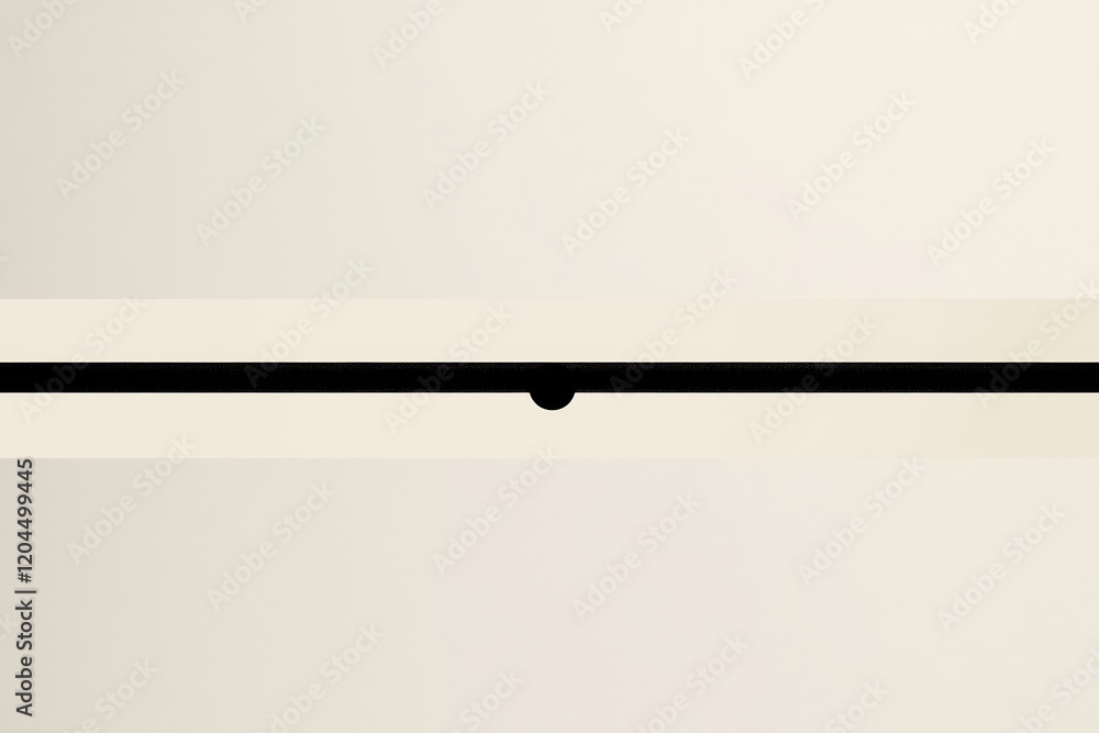 Poster simple black line across light background creates a minimalist design in contemporary space. generat