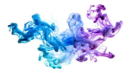 Fototapeta premium Swirling purple smoke creating an abstract, artistic effect.