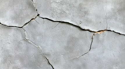 Obraz premium A cracked wall with a hole in it