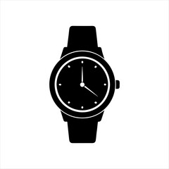 Best hand watch  Silhouette Vector illustration