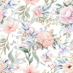 Fototapeta premium Chinoiserie Seamless Pattern Digital Paper – Elegant Oriental Design