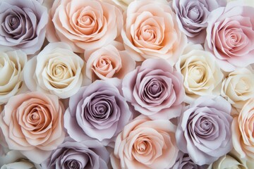 A detailed view of a colorful flower arrangement