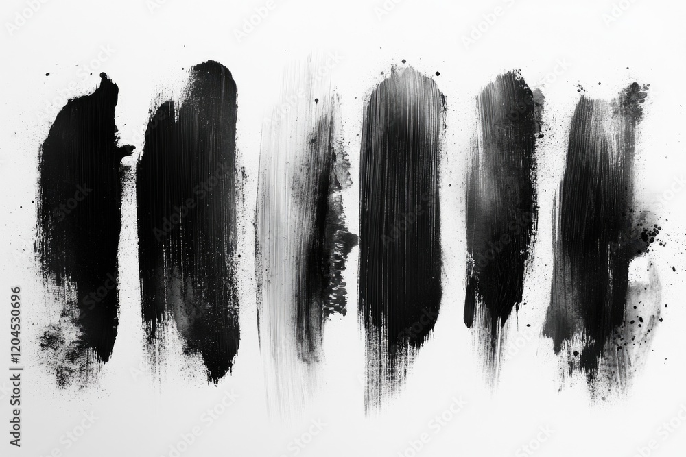Poster a close-up shot of textured paint strokes on a surface