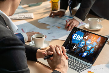 ERP enterprise resource planning software for modish business to plan the marketing strategy
