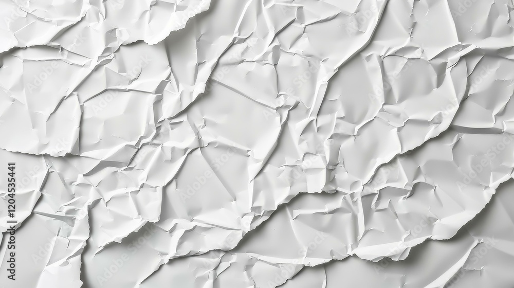 Aufkleber subtle light gray crumpled wrapping paper adds a soft touch for creative projects and elegant design