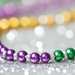 A detailed shot of a beaded jewelry piece, perfect for showcasing fine details or as an accessory image