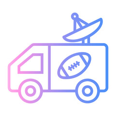 broadcast Line Gradient Icon