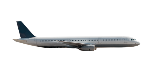 Air plane closeup isolated