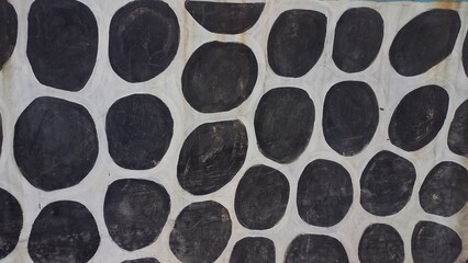 Wall photos with round motifs are suitable for editing backgrounds