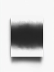 Abstract monochrome artwork displaying gradient effects with soft edges and contrasting tones in a minimalist style. Generative AI