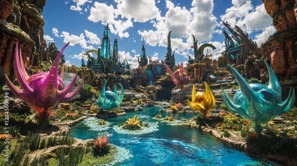 Poster imagine a world in which bioengineered life forms are employed to address and mitigate pollution iss
