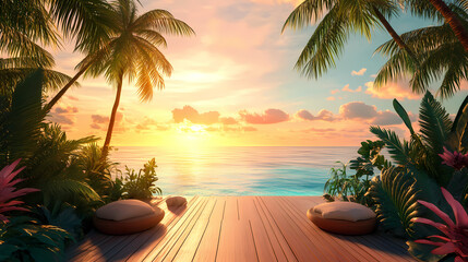 serene tropical haven