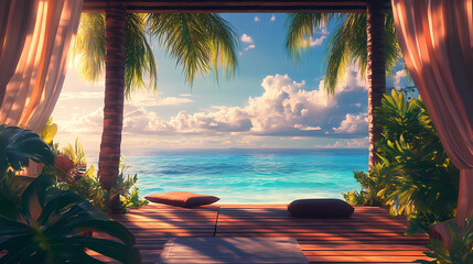 serene tropical haven