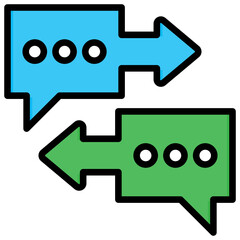 interface management Lineal Color Icon