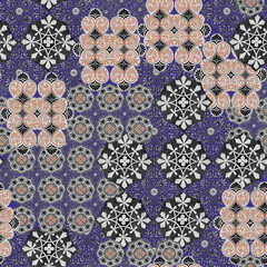 seamless knitted pattern