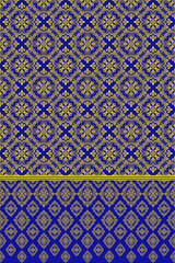 Damask seamless luxury foliage pattern. Design for fabric, clothing, wrapping, wallpaper, background, carpet, curtain, satin, batik, sarong, illustration and embroidery.