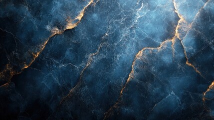 Naklejka premium Abstract blue and gold textured background resembling marble, ideal for digital art and design projects
