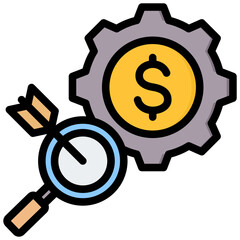 Niche Outline Color Icon