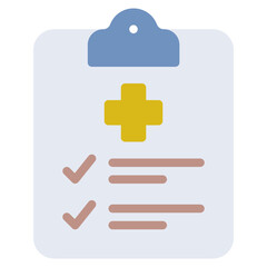 Obraz premium Health Checklist on Clipboard