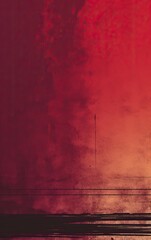 Abstract Red and Burgundy Texture Background with Grunge and Scratched Effects