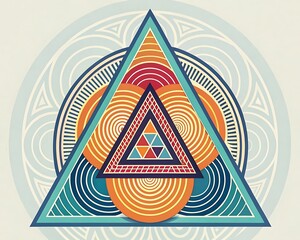 illustration of an background with a cross