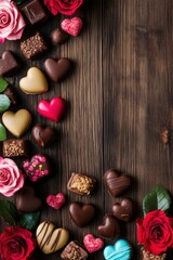 Chocolate gift for Valentine’s Day celebration.