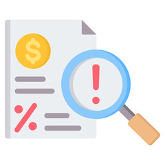 Estimate Error Flat Icon