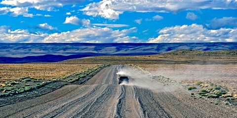 Estrada Ruta 40 na Argentina.