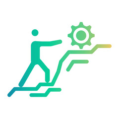 working Gradient icon