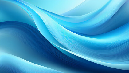 soft blue abstract swoosh waves background with smooth lines and