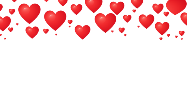 Romantic Red Hearts Background Valentines Day Love Wedding Anniversary Romantic Design