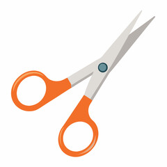 Colorful Graphic of a scissors - Vector Illustration
