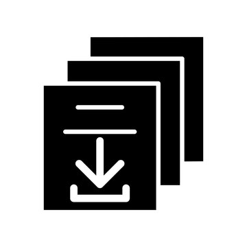 Document icon design template