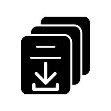 Document icon design template