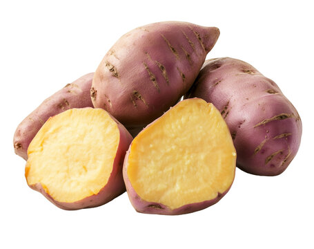Sweet potato cassava ubi jalar transparent background