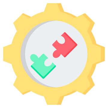 Solution Management Flat Icon