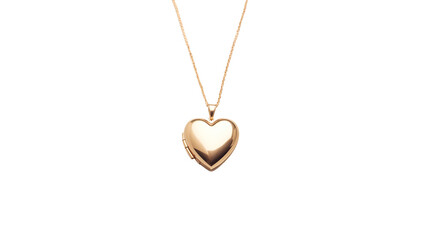 Elegant Gold Heart Locket Necklace on Black Background Romantic Jewelry Photography for E commerce...