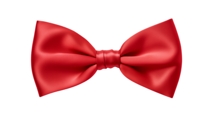 Elegant Red Bow Tie Classic Menswear Accessory Formal Event Stylish Gentleman Festive Celebration