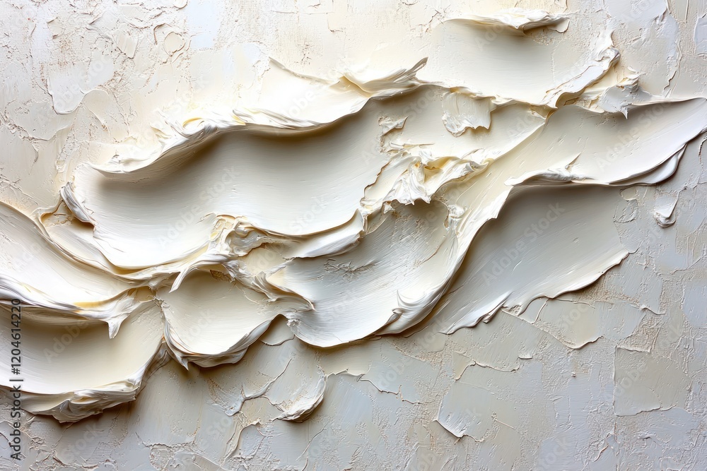 Poster abstract minimalist textured off-white canvas background soft natural light shadows imperfections ne